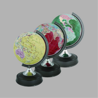 色地球儀